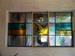 Contemporary Stained Glass Panel Transform Internal Space