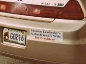 First Hillary President Bumper Sticker Today.