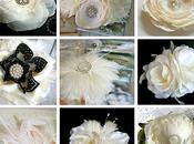 Ivory Bridal Hair Flowers