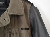 Leather Sleeved Jacket