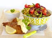 Spicy Rice Salad with Side Serving Crispy Pilchards