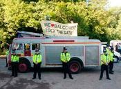 Frack Protesters Bring Little Fire Engine Trouble Balcombe Site