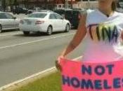 'Not Homeless, Need Boobs'- Panhandler Sign Florida (Videos)