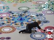 Kaleidoscopic Floor Installations from Suzan Drummen