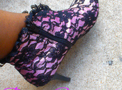 Pink Lace Boots