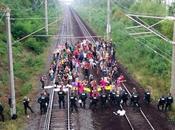 Activists Blocking Coal Train Germany