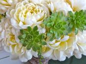 Creme Dahlia Bouquet