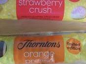Thorntons White Chocolate Strawberry Crush Orange Pressé Bars (Limited Edition) Review