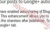 Disable Enable Google Plus Auto Share Blogger Blog