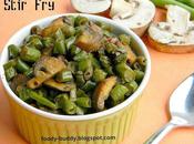 Beans Mushroom Stir With Coconut Milk Mushoom Poriyal