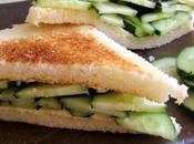 Simple Fresh Cucumber Sandwich