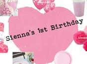Planning Sienna's Birthday!