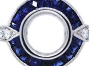 Engagement Ring Candy: Sapphire Diamond Settings