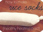 Make Rice Socks {healthy Heating-pad}