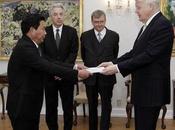 DPRK Ambassador Presents Credentials President Iceland