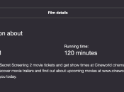 Cineworld Secret Screening Take