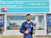 Batsman Malhotra Hits Sixes Over