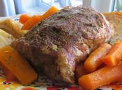 Roasted Pork with Cabbage Carrots