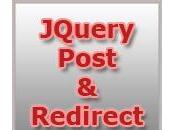 Send Post Data While Redirecting With JQuery