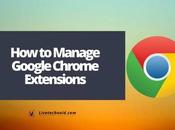 Manage Google Chrome Extensions