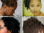 Unique Double Two-Strand Twisted Natural Hair Styles