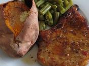 Iron Skillet Garlic Brown Sugar Pork Chop