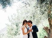 Stylish Olive Grove Wedding Inspiration with Pops Marsala