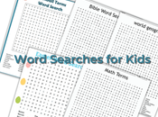 Printable Word Searches Kids