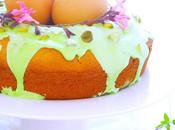 Easter Nest Sweet Cake With Sour Cream -Royal Icing Pistachios