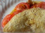 Bread, Cheese Tomato Omelet