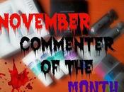 November Commenter Month Sept-Oct Winner