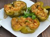 Indian Style Stuffed Peppers with Potato Curry