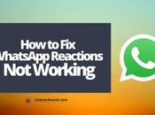 WhatsApp Reactions Working