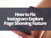 Instagram Explore Page Showing Nature