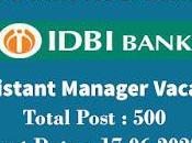 IDBI Bank Assistant Manager Recruitment 2022 Vacancy Apply Online