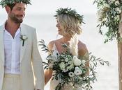 Beautiful Destination Wedding Naxos with White Blooms Emily Alexis