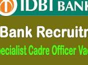 IDBI Bank Recruitment 2022 Specialist Cadre Officer Vacancy