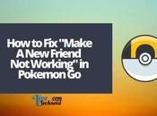 Make Friend Working Pokemon