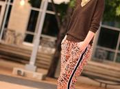 Printed Tuxedo Trousers