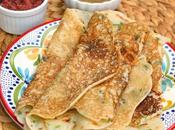 Rava Dosa with Onion Chutney
