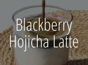 Blackberry Hojicha Latte