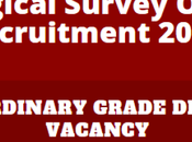 Geological Survey India Recruitment 2022 Ordinary Grade Driver Vacancy, Offline Apply