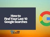 Find Your Last Google Searches