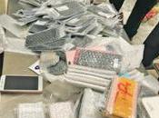 Monk Carrying Goods Over Arrested Airport