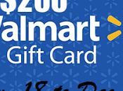 Enter $200 Walmart Gift Card Offer Ends 12/9