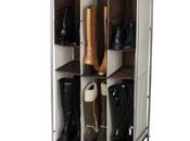 Household Essentials Boot Organizer with Adjustable Pockets, Natural