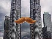 Petronas Towers Sprout Giant Ginger Moustache Movember