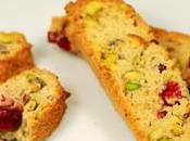 Low-carb Biscotti with Cranberries Pistachios