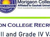 Morigaon College Recruitment 2022 Grade Vacancy