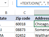 Textjoin Function Excel